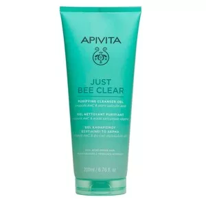 Apivita Just Bee Clear Purifying Cleansing Gel żel oczyszczający do cery tłustej i trądzikowej 200ml