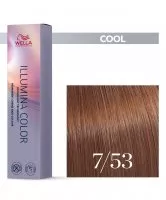 Wella Illumina, farba rozświetlająca, 7/53, 60ml