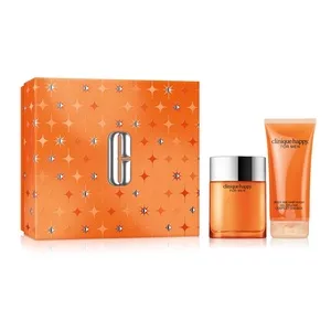 Clinique Happy For Men zestaw woda kolońska 100ml + żel do mycia ciała i włosów 200ml (M)