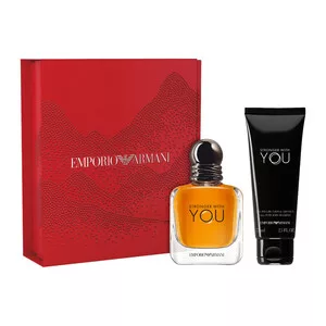 Giorgio Armani Stronger With You zestaw woda toaletowa spray 50ml + żel pod prysznic 75ml (M)