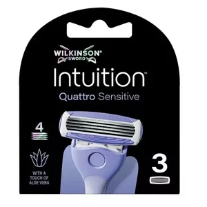 Wilkinson Intuition Quattro Sensitive wkład z 4 ostrzami 3szt