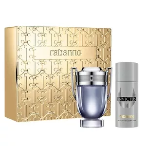 Paco Rabanne Invictus zestaw woda toaletowa spray 100ml + dezodorant spray 150ml (M)