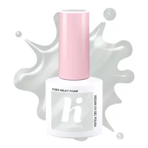 hi hybrid Soapy Collection, lakier hybrydowy, #385 Milky Foam, 5ml
