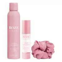 Roze Avenue Stylish Mesh Bag, zestaw lakier do włosów + serum + gumka scrunchie, 250ml + 50ml