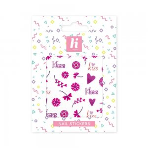 hi hybrid Kiss, naklejki na paznokcie, #01