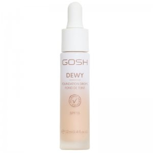 Gosh Dewy Foundation Drops, rozświetlający podkład w kroplach, 004 Fair, 30ml