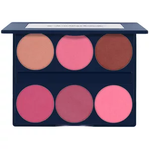Kryolan Silk Finish Blush Palette 6 Colors Bloom, paleta róży, ref. 05506/00