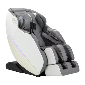 Fotel masujący Sakura Maximus 809 3D biało szary - dostępny w 48h