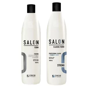CeCe Form, zestaw do trwałej ondulacji do włosów sztywnych, utrwalacz 1000ml + płyn Strong 1000ml
