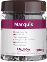 Efalock Marquis, wsuwki do włosów, 7cm, opakowanie 500g, czarny