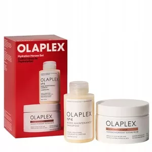 Olaplex Hydration Heroes, zestaw prezentowy do włosów suchych, szampon + maska