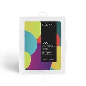 Neonail, formy duo acrylgel, kwadrat 02