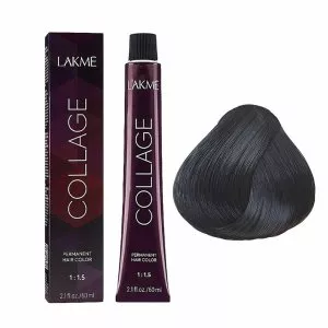 Lakme Collage, farba do włosów trwale koloryzująca, 1/00, 60ml