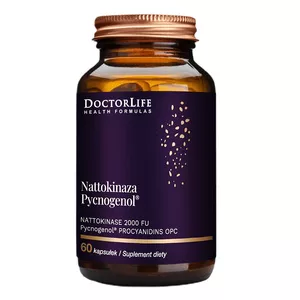 Doctor Life Nattokinaza Pycnogenol suplement diety 60 kapsułek