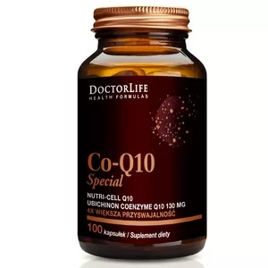 Doctor Life Co-Q10 Special koenzym Q10 130mg w organicznym oleju kokosowym suplement diety 100 kapsułek