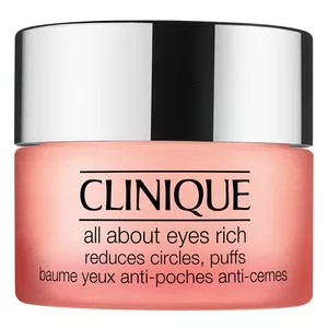 Clinique All About Eyes Rich Cream bogaty krem pod oczy redukujący sińce i opuchliznę oraz linie i drobne zmarszczki 30ml