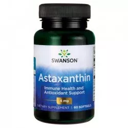 Swanson Astaksantyna 4mg 60kaps