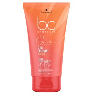 Schwarzkopf BC Sun Protect, rewitalizująca maska 2w1 do włosów poddanych eskpozycji na słońce, 150ml