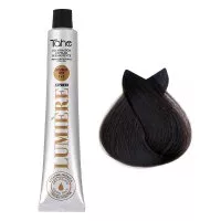 Tahe Lumiere Express, farba do włosów z keratyną i olejkiem arganowym, koloryzacja trwała, 5.54, 100ml