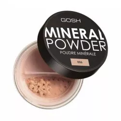 Gosh Mineral Powder, puder mineralny do twarzy, sypki, 8g, 006 Honey