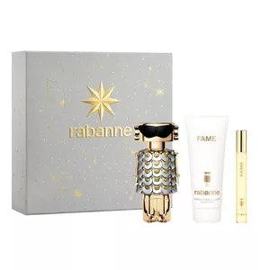 Paco Rabanne Fame zestaw woda perfumowana spray 80ml + balsam do ciała 100ml + woda perfumowana spray 10ml (W)