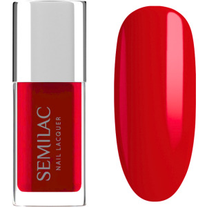 Semilac, klasyczny lakier do paznokci, 120 Neon Red, 9ml