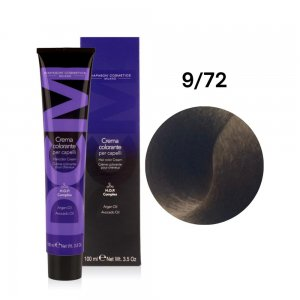 Diapason DCM, farba do włosów, 9/72 Popielaty Beżowy Bardzo Jasny Blond, 100ml