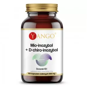 Yango Mio-inozytol + D-chiro-inozytol suplement diety 100 kapsułek