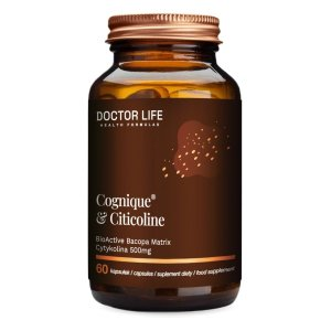 Doctor Life Cognique& Citicoline Cytykolina 500mg suplement diety 60 kapsułek