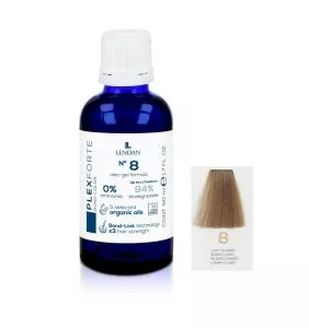 Lendan Plex Forte Bond Color, farba do włosów do trwałej lub półtrwałej koloryzacji, 8, 50ml