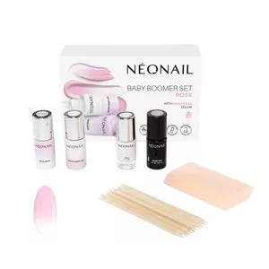 Neonail Baby Boomer Set, zestaw do paznokci, Rose