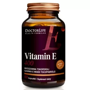 Doctor Life Vitamin E-400 268mg suplement diety 60 kapsułek