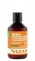 Bioelixire Vegan, maska regeneracyjna z bio bambusem i algami morskimi, 300ml