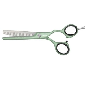 Jaguar White Line Pastell Plus Crane 39 Thinning Scissors Matcha, degażówki fryzjerskie, 5,5", ref. j43255-13