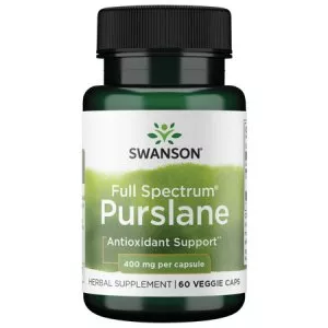 Swanson Full Spectrum Purslane, suplement diety, 400mg, 60vcaps, ref.SW1612
