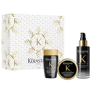 Kérastase Chronologiste Trio, zestaw prezentowy do włosów przywracający witalność włosom, szampon + maska + serum