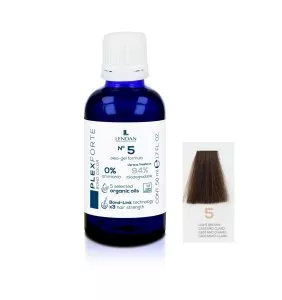 Lendan Plex Forte Bond Color, farba do włosów do trwałej lub półtrwałej koloryzacji, 5, 50ml