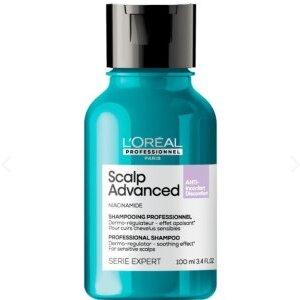 Loreal Scalp Advanced, szampon kojący do wrażliwej skóry głowy, 100ml, GRATIS