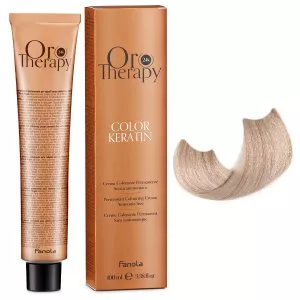Fanola Oro Therapy Color Keratin, farba do trwałej koloryzacji bez amoniaku, 9.13, 100ml