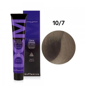 Diapason DCM, farba do włosów, 10/7 Beżowy Bardzo Jasny Platynowy Blond, 100ml