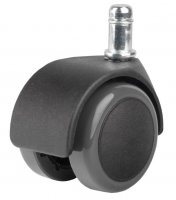 Zestaw kółek na wcisk do taboretu Activeshop, 5 szt.- niekompletny (2 z 5 kółek w zestawie)