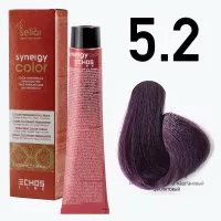 Echosline Seliar Synergy Color, farba do włosów bez amoniaku, 5.2 Light Chestnut Violet, 100ml