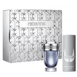 Paco Rabanne Invictus zestaw woda toaletowa spray 100ml + dezodorant spray 150ml (M)