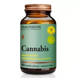 Doctor Life Cannabis 450mg suplement diety 60 kapsułek