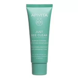 Apivita Just Bee Clear Blemish Control Mattifying Moisturizer matujący żel-krem na skórę tłustą i skłonną do trądziku 40ml