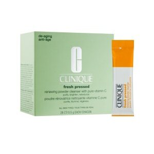 Clinique, Fresh Pressed Renewing Powder Cleanser With Pure Vitamin C rozpuszczalny proszek do oczyszczania twarzy saszetka 28x0,5g