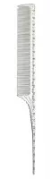 Y.S. Park, grzebień do włosów z linijką, model G06, biały