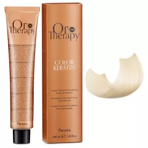 Fanola Oro Therapy Color Keratin, farba do trwałej koloryzacji bez amoniaku, 10.0 extra, 100ml