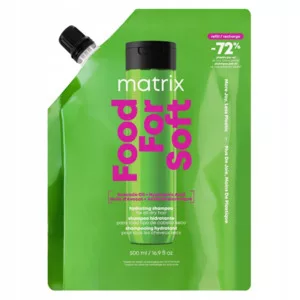 Matrix Food For Soft, intensywnie nawilżający szampon do wszystkich rodzajów suchych włosów, 500ml refill
