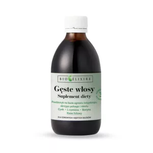 Bioelixire Gęste Włosy, sumplement diety przeciw wypadaniu włosów, 3 generacja, 300ml